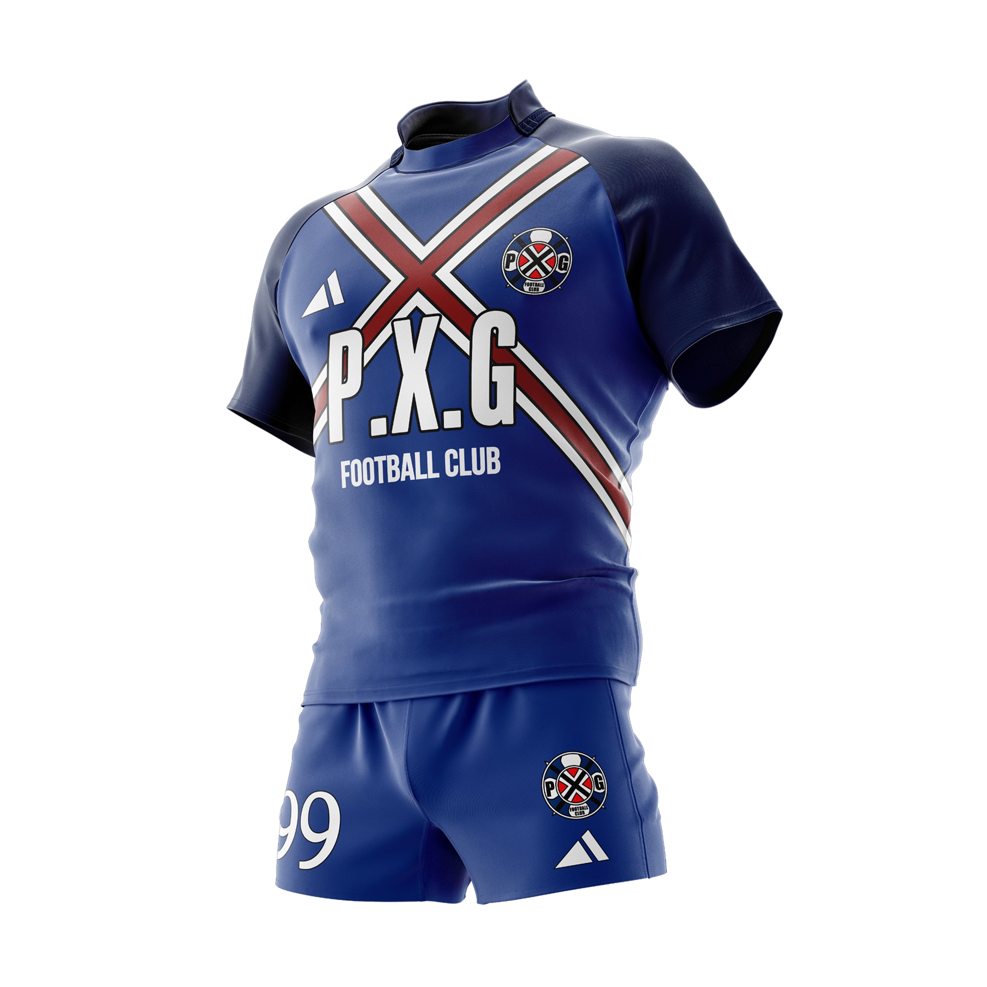 Blue Lock Paris X Gen PXG anime soccer jersey inspired by Rin Itoshi and Ryusei Shidou – premium anime football kit.