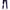 Blue Lock anime tracksuit pants, back view, navy blue