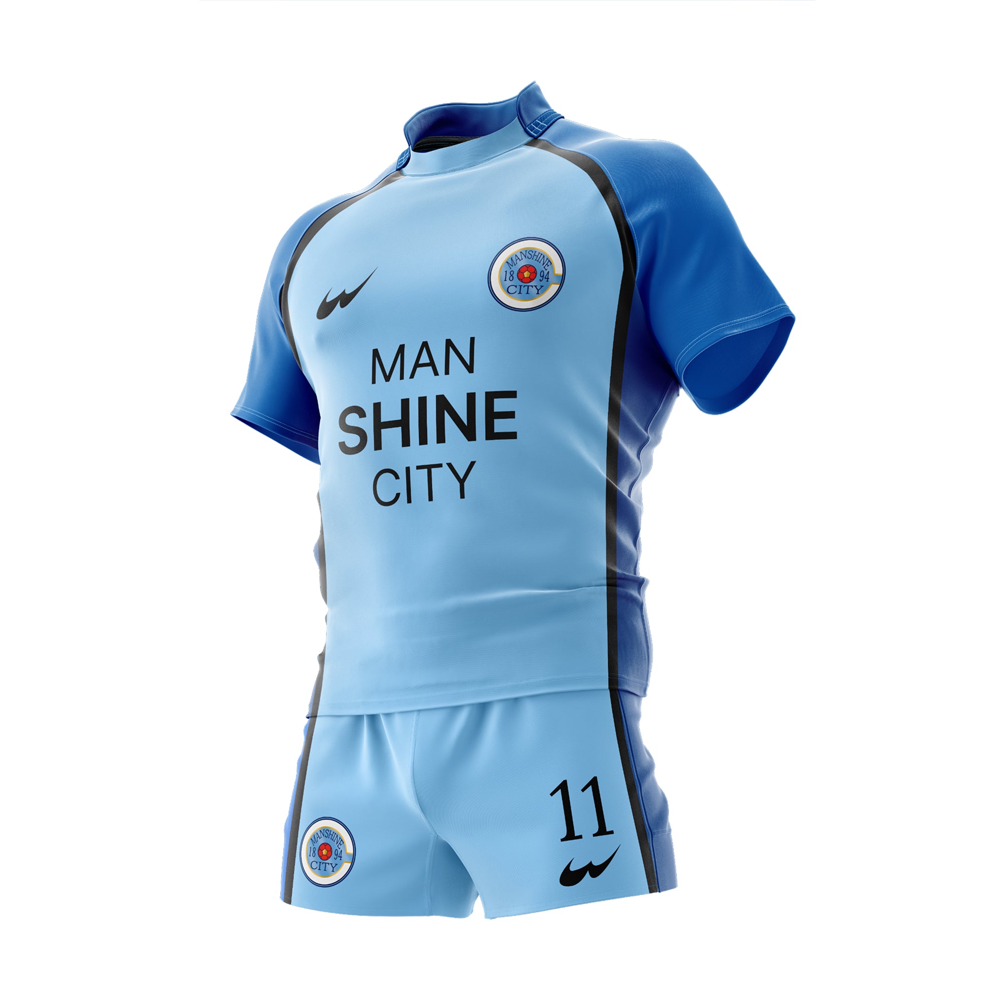 Blue Lock Nagi Seishiro Manshine City soccer jersey anime football kit